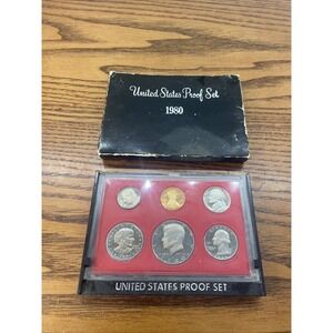 1980-S US Mint Proof Set 6 Coin Set OGP Original Government Packaging